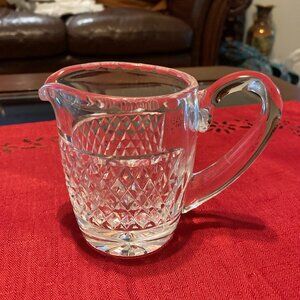 Vintage Crystal Creamer/ Small Pitcher.